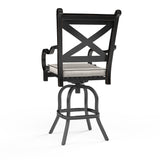 Monterey Dining Chair in Frequency Sand w/ Contrast Canvas Java Welt SW3001-1-SAND-STKIT Sunset West