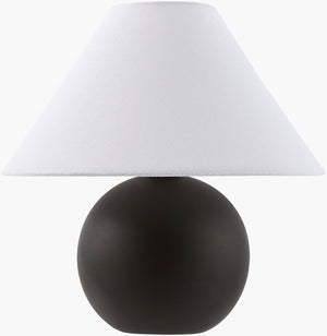 Livabliss Bajo Handcrafted Ceramic Table Lamp with Linen Shade for Bedside Warm Ambient Glow BJO-005