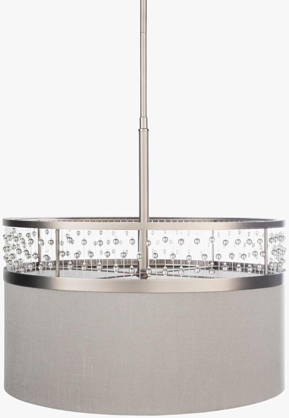 Surya Bijou Pendant Lighting - Stunning 19"L X 19"W Steel Fixture, 11"H Eye-catching Centerpiece For Any Room Fixture, Metallic ,Pewter Steel Bju-004