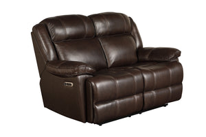 Parker House Parker Living Eclipse - Florence Brown Power Reclining Loveseat Florence Brown Top Grain Leather with Match (X) MECL#822PH-FBR