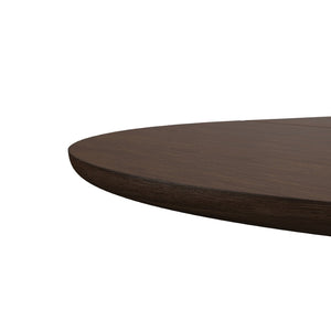 A.R.T. Furniture Verge Round Dining Table - Handcrafted Walnut Finish with Extensible Design for Modern Homes & Gatherings 337225-1960
