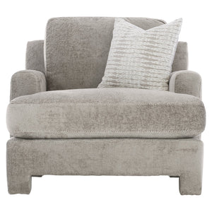 Bernhardt Bernhardt Mily Chair — Fully Upholstered Modern Low-Profile Lounge With Feather-Down Cushioning, Customizable - Made to Order P1292A