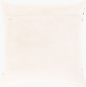 Surya Banksia 20"L X 20"W Scandinavian Modern Accent Pillow - Cozy, Stylish Home Decor Essential Black Cotton,Polyester,Cotton Bka001-2020p