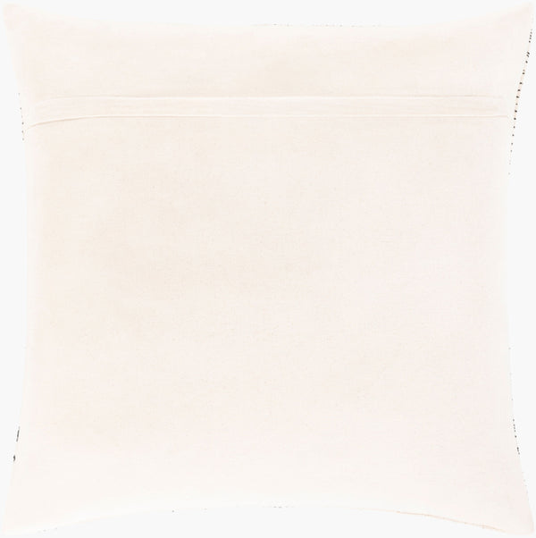 Surya Banksia 20"L X 20"W Scandinavian Modern Accent Pillow - Cozy, Stylish Home Decor Essential Black Cotton,Polyester,Cotton Bka001-2020p