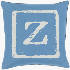 Surya Big Kid Blocks 18"L X 18"W Whimsical Cotton Accent Pillow - Fun, Colorful & Easy Care For Any Room! Oatmeal Cotton Bkb031-1818