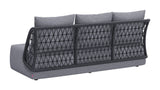 Mekan Sofa Gray 704023 Zuo Modern