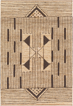 Surya Brookwood Handmade 2' X 3' Bohemian Jute & Wool Rug - Luxurious Global Style For Your Home Decor Wheat Jute,Wool Bkd2300-23
