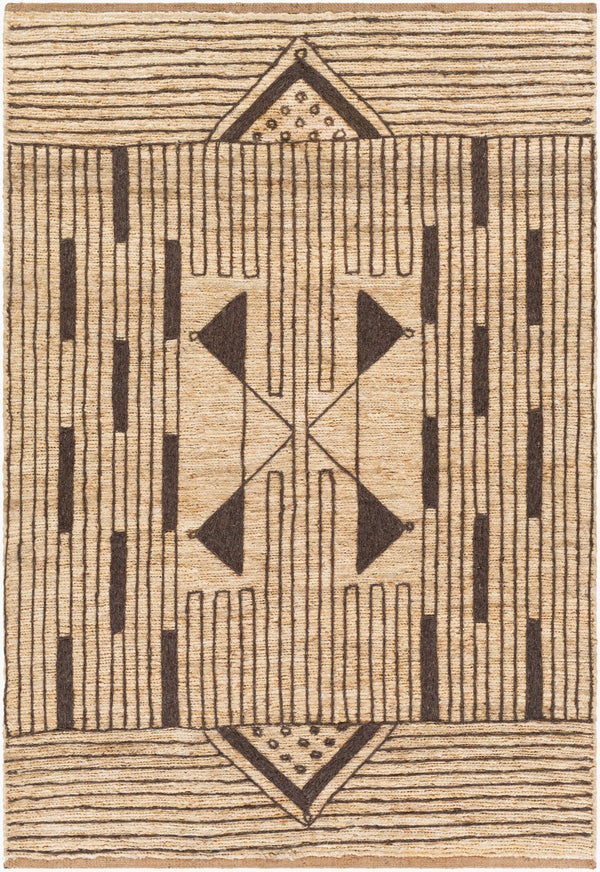 Surya Brookwood Handmade 2' X 3' Bohemian Jute & Wool Rug - Luxurious Global Style For Your Home Decor Wheat Jute,Wool Bkd2300-23