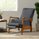 Christopher Knight Home® - Noble House - Munro Contemporary Fabric Channel Stitch Pushback Recliner