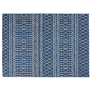 English Elm Christopher Knight Home® - 5'3"x7' Rug - Blue Polypropylene Area Rug, 100% Durable Low-Pile 4mm Handcrafted Accent for Living Room 72346.00