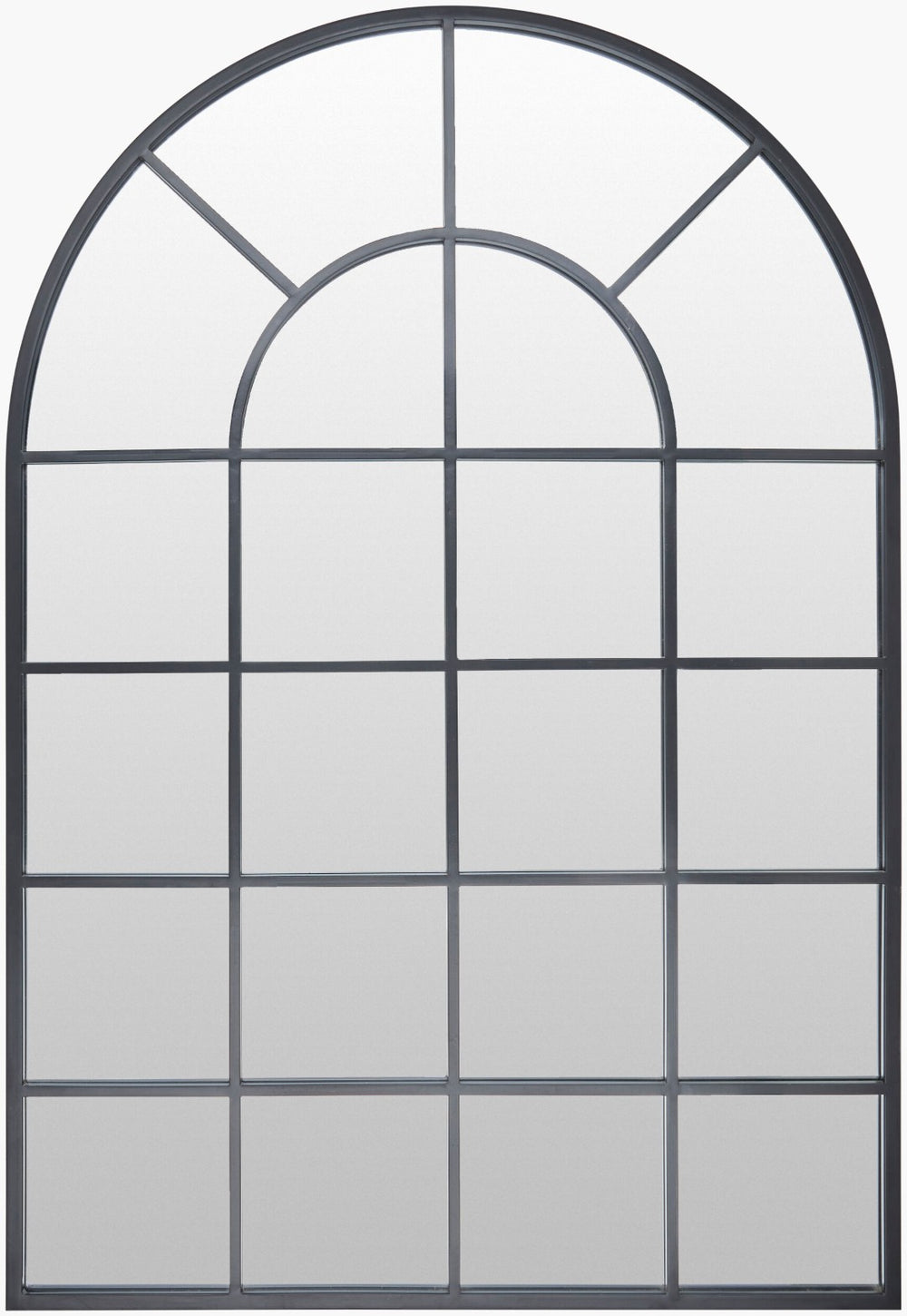 Livabliss Breklynn Ornate Carved Arch Wall Mirror Traditional Accent for Entryway or Living Room BKN003-4430