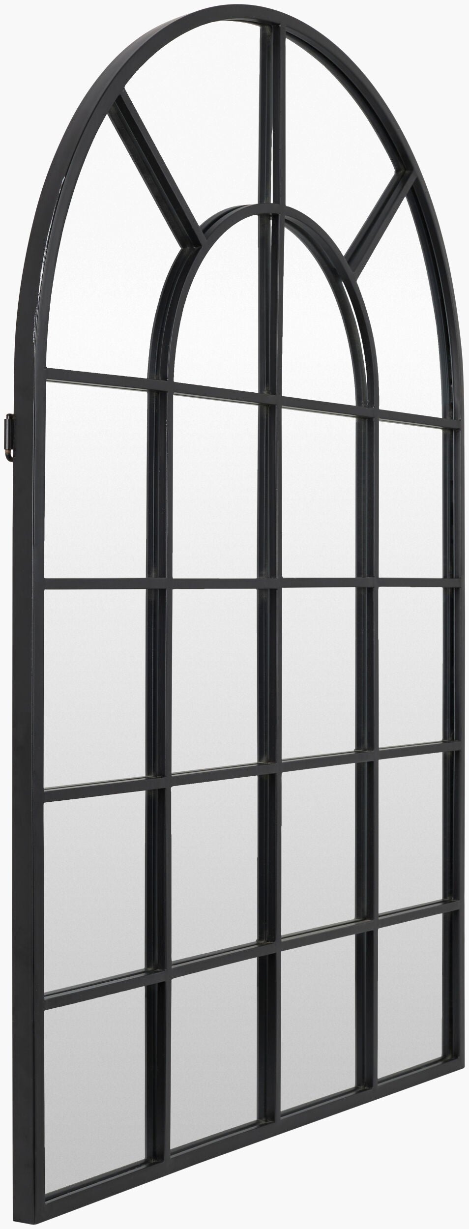 Surya Breklynn Elegant 44"H X 30"W Classic Accent Mirror - Timeless Wall Decor For Traditional Homes Frame, Black Iron Bkn003-4430