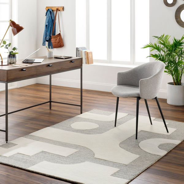 Livabliss Brook Hand-tufted Wool Accent Rug Art Deco Geometric Design for Entryway or Office BKO2301-23