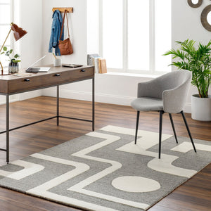 Livabliss Brook Hand Tufted Wool Area Rug Modern Style for Entryway Bedside or Kitchen Accent BKO2302-23