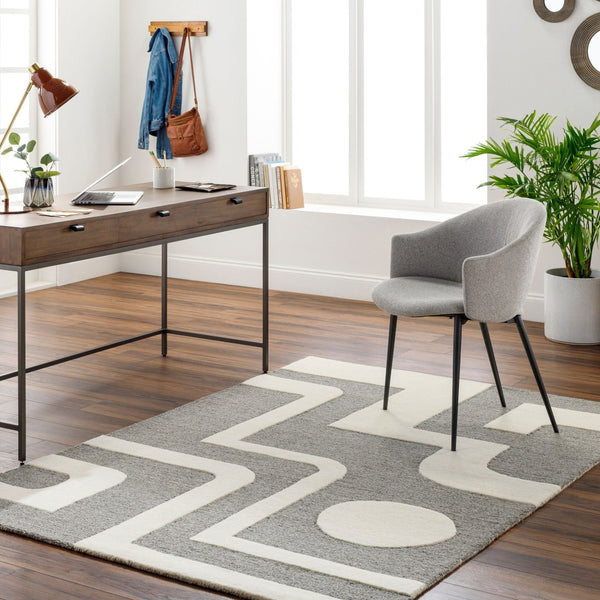 Livabliss Brook Hand Tufted Wool Area Rug Modern Style for Entryway Bedside or Kitchen Accent BKO2302-23