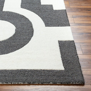 Livabliss Brook Handcrafted Wool Accent Rug with Modern Graphic Pattern for Entryways BKO2303-23