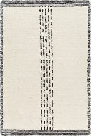Livabliss Brook Hand Tufted Wool Accent Rug Artisan Indian Craft for Entryway or Bedside Black, Butter 8' x 10' BKO2306-810
