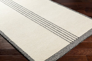 Livabliss Brook Hand Tufted Wool Accent Rug Artisan Indian Craft for Entryway or Bedside Black, Butter 8' x 10' BKO2306-810