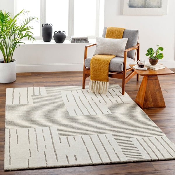 Livabliss Brook Hand Tufted Wool Area Rug Artisan Crafted Accent for Entryway or Bedside BKO2311-23