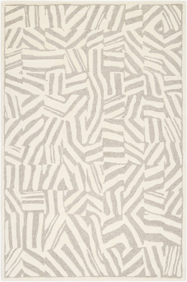 Livabliss Brook Handmade Wool Accent Rug Hand Tufted in India for Entryways and Bedside Floors Beige, Light Br 5' x 7'6" BKO2314-576
