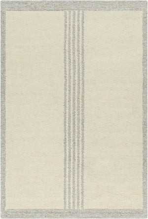 Livabliss Brook Hand Tufted Wool Area Rug Artisan Crafted Global Pattern for Entryway Decor Cream, Gray 2' x 3' BKO2318-23