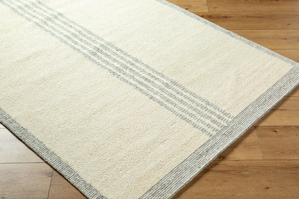 Livabliss Brook Hand Tufted Wool Area Rug Artisan Crafted Global Pattern for Entryway Decor Cream, Gray 2' x 3' BKO2318-23
