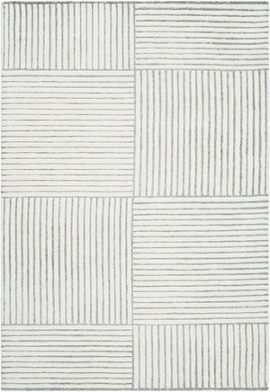 Livabliss Brook Hand Tufted Wool Area Rug Soft Textured Accent for Entryway or Bedroom Cream, Medium G 9' x 12' BKO2321-912