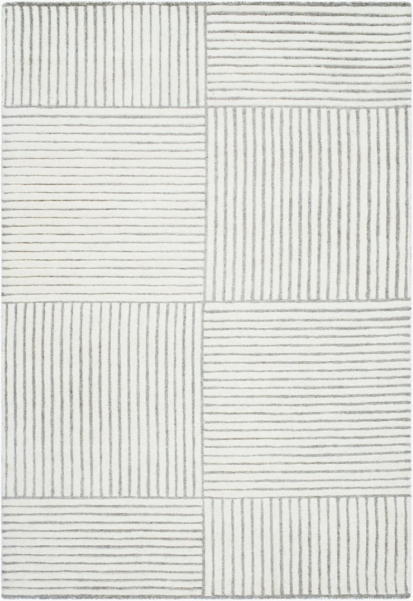 Livabliss Brook Hand Tufted Wool Area Rug Soft Textured Accent for Entryway or Bedroom Cream, Medium G 9' x 12' BKO2321-912