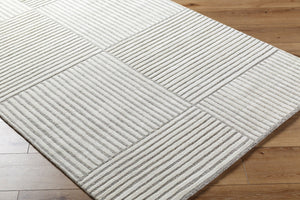 Livabliss Brook Hand Tufted Wool Area Rug Soft Textured Accent for Entryway or Bedroom Cream, Medium G 9' x 12' BKO2321-912