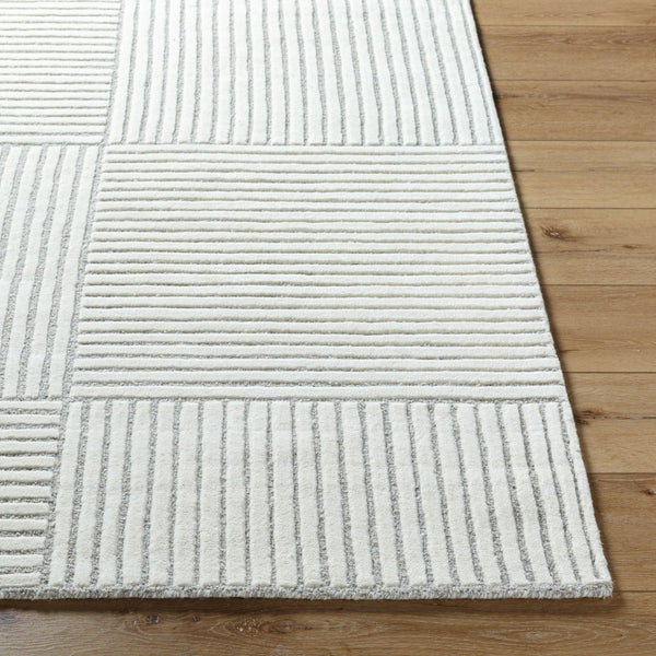 Livabliss Brook Hand Tufted Wool Area Rug Soft Textured Accent for Entryway or Bedroom Cream, Medium G 9' x 12' BKO2321-912