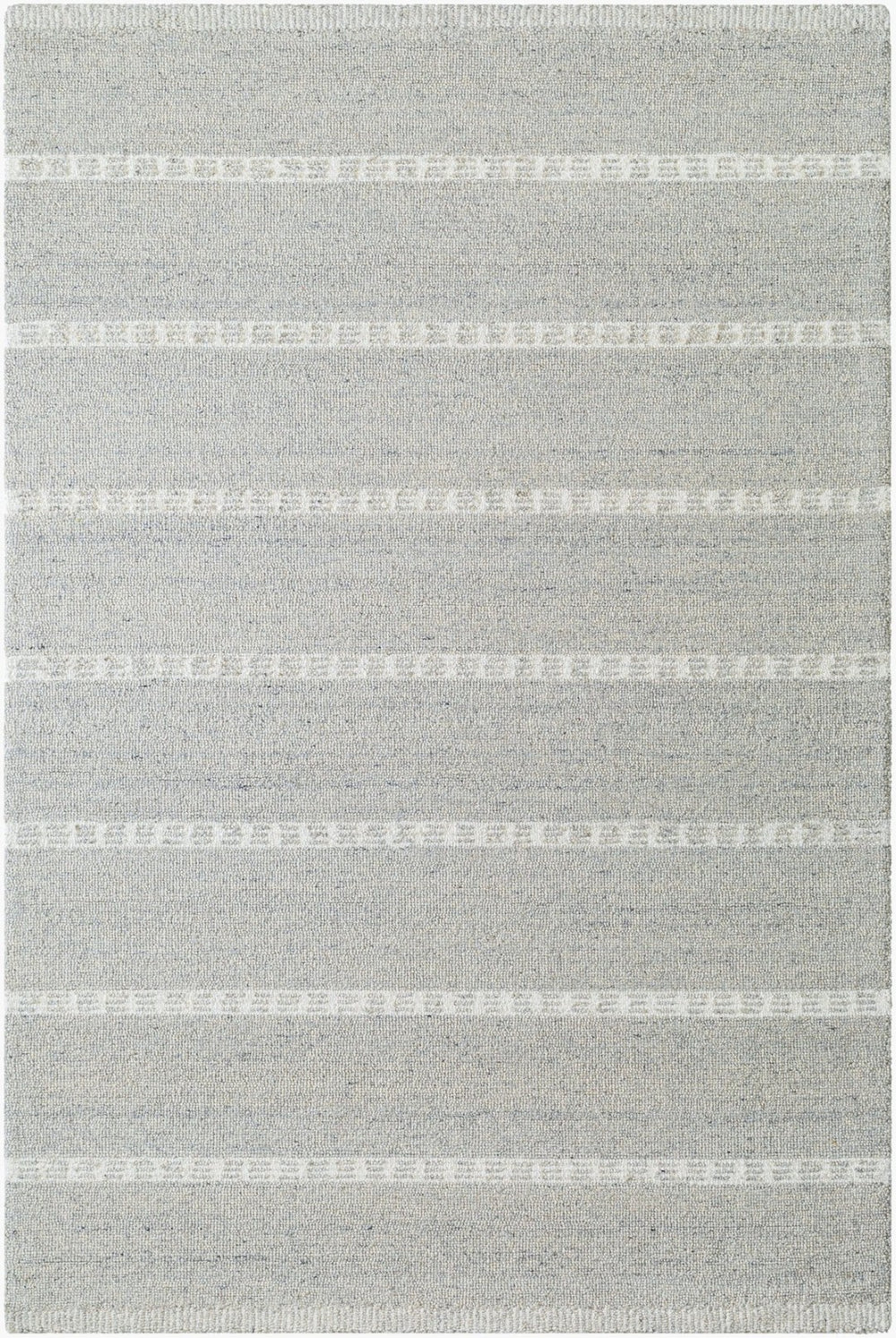 Livabliss Brook Hand Tufted Wool Area Rug Soft Medium Pile for Entryway or Bedside Accent Silver, Dove Gr 2' x 3' BKO2322-23