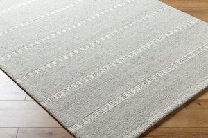 Livabliss Brook Hand Tufted Wool Area Rug Soft Medium Pile for Entryway or Bedside Accent Silver, Dove Gr 2' x 3' BKO2322-23