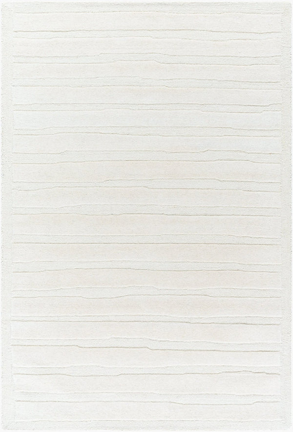 Livabliss Brook Collection Hand-tufted Wool Accent Rug Artisan Crafted for Entryways and Bedside Ivory, Cream 5' x 7'6" BKO2324-576