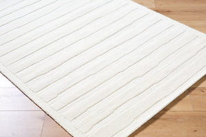 Livabliss Brook Collection Hand-tufted Wool Accent Rug Artisan Crafted for Entryways and Bedside Ivory, Cream 5' x 7'6" BKO2324-576