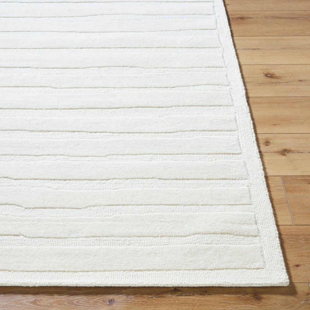 Livabliss Brook Collection Hand-tufted Wool Accent Rug Artisan Crafted for Entryways and Bedside Ivory, Cream 5' x 7'6" BKO2324-576