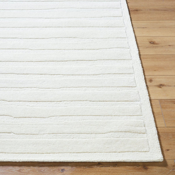Livabliss Brook Collection Hand-tufted Wool Accent Rug Artisan Crafted for Entryways and Bedside Ivory, Cream 5' x 7'6" BKO2324-576