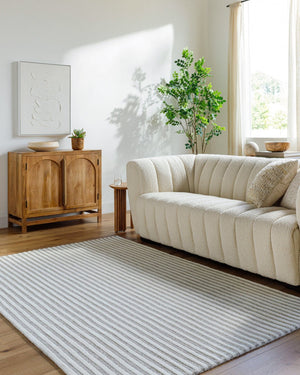 Livabliss Brook Hand Tufted Pure Wool Accent Rug Soft Pile for Entryways Bedside and Bath Cream, Medium G 8' x 10' BKO2325-810