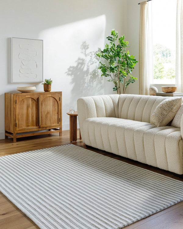Livabliss Brook Hand Tufted Pure Wool Accent Rug Soft Pile for Entryways Bedside and Bath Cream, Medium G 8' x 10' BKO2325-810