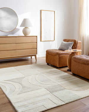 Livabliss Brook Hand Tufted Wool Accent Rug Artisan Crafted for Entryways and Bedside Areas Beige, Cream 9' x 12' BKO2328-912