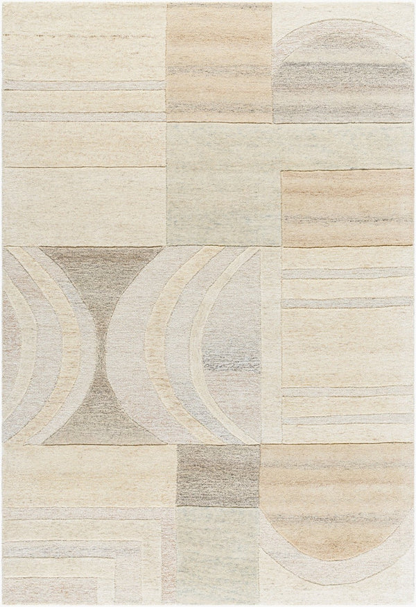 Livabliss Brook Hand Tufted Wool Accent Rug Artisan Crafted for Entryways and Bedside Areas Beige, Cream 9' x 12' BKO2328-912