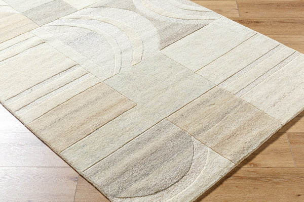 Livabliss Brook Hand Tufted Wool Accent Rug Artisan Crafted for Entryways and Bedside Areas Beige, Cream 9' x 12' BKO2328-912