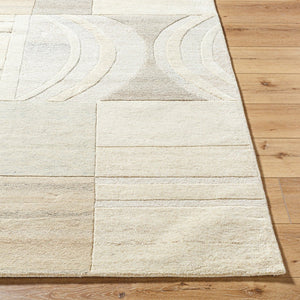 Livabliss Brook Hand Tufted Wool Accent Rug Artisan Crafted for Entryways and Bedside Areas Beige, Cream 9' x 12' BKO2328-912