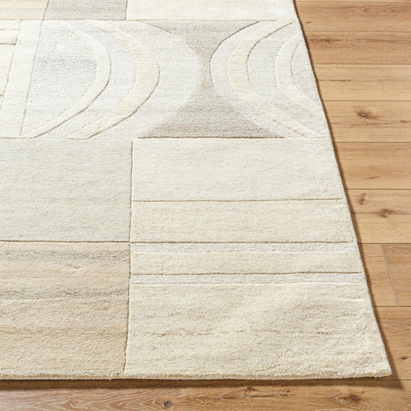 Livabliss Brook Hand Tufted Wool Accent Rug Artisan Crafted for Entryways and Bedside Areas Beige, Cream 9' x 12' BKO2328-912