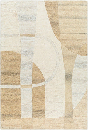 Livabliss Brook Hand Tufted Wool Accent Rug Soft Medium Pile for Entryway Bedroom or Bath Tan, Beige 9' x 12' BKO2330-912