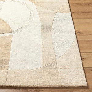 Livabliss Brook Hand Tufted Wool Accent Rug Soft Medium Pile for Entryway Bedroom or Bath Tan, Beige 9' x 12' BKO2330-912