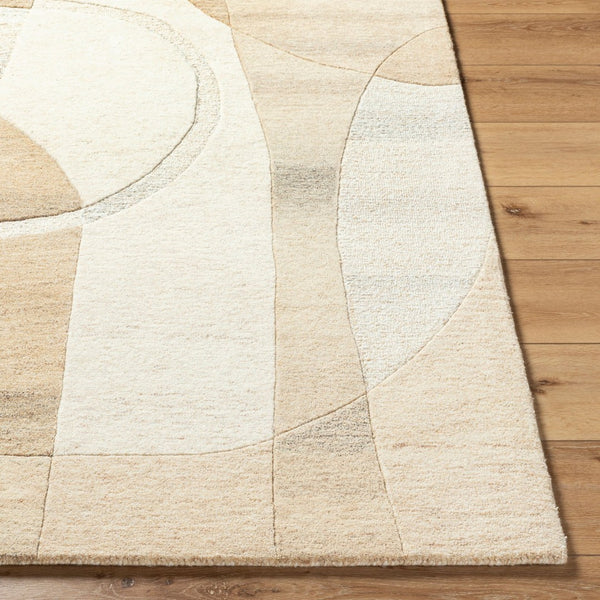 Livabliss Brook Hand Tufted Wool Accent Rug Soft Medium Pile for Entryway Bedroom or Bath Tan, Beige 9' x 12' BKO2330-912