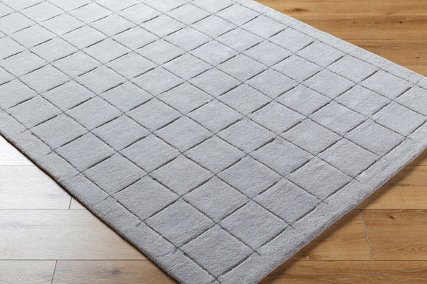Livabliss Brook Hand Tufted Wool Area Rug Art Deco Geometric Pattern for Entryway or Bedroom Gray, Charcoal 8' x 10' BKO2331-810
