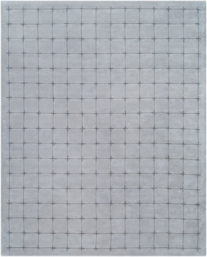 Livabliss Brook Hand Tufted Wool Area Rug Art Deco Geometric Pattern for Entryway or Bedroom Gray, Charcoal 8' x 10' BKO2331-810