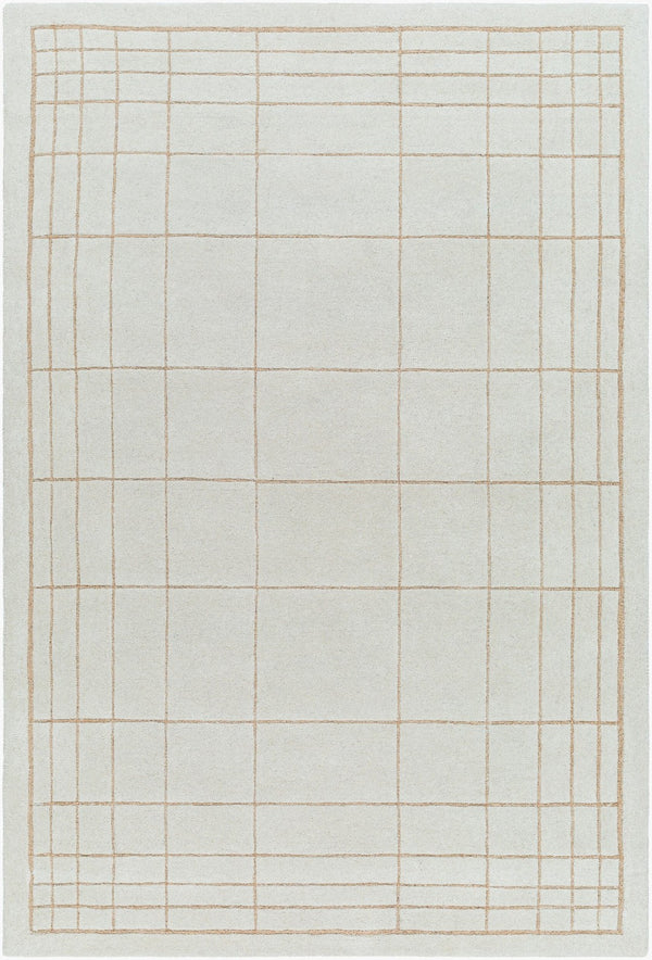 Livabliss Brook Hand Tufted Wool Accent Rug Artisan Crafted for Entryways and Small Spaces Oatmeal, Tan 5' x 7'6" BKO2337-576