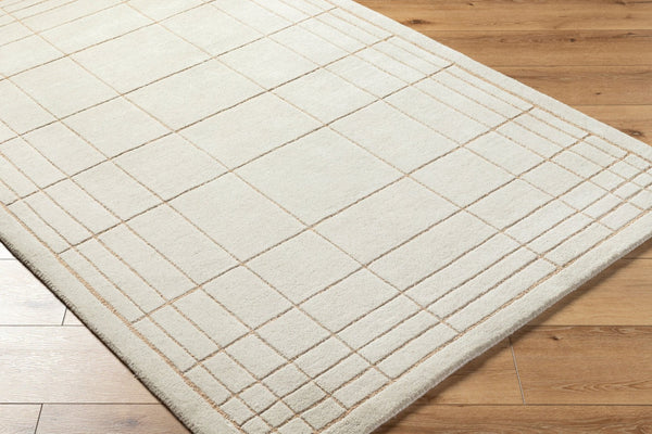 Livabliss Brook Hand Tufted Wool Accent Rug Artisan Crafted for Entryways and Small Spaces Oatmeal, Tan 5' x 7'6" BKO2337-576